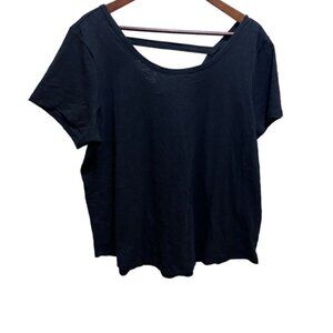 Kismet Black Scoop Neck Tshirt Size XL NWT